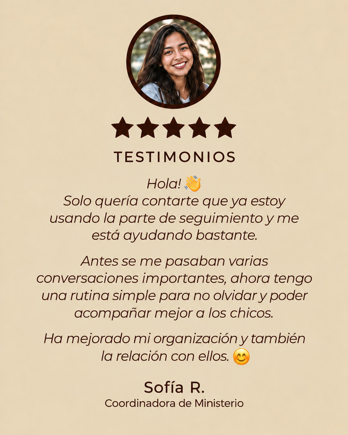 Testimonio real de un líder juvenil 1